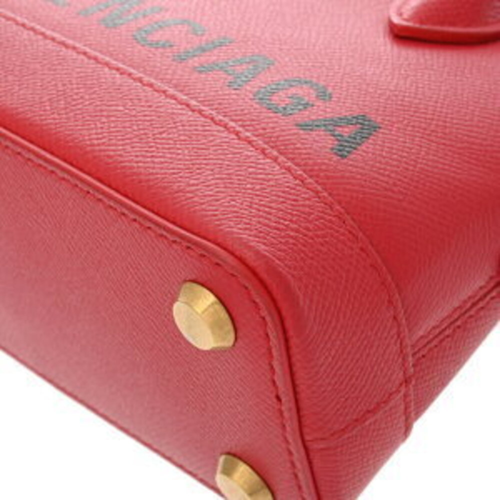 Balenciaga Ville Top Handle XXS Red Leather Bag Handbag - Picture 5 of 9